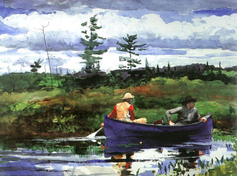 The Blue Boat, Winslow Homer